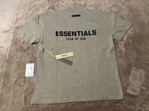 NEW Fear of God Essentials T-Shirt Dark Oatmeal Size XS 100% Authentic ✅ - Picture 1 of 10