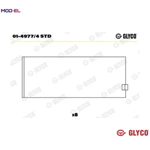 CONNECTING ROD BEARING 01-4977/4 STD STD FOR ZD30HHD-5 ZD3A600/A604/200 3.0L - Picture 1 of 9