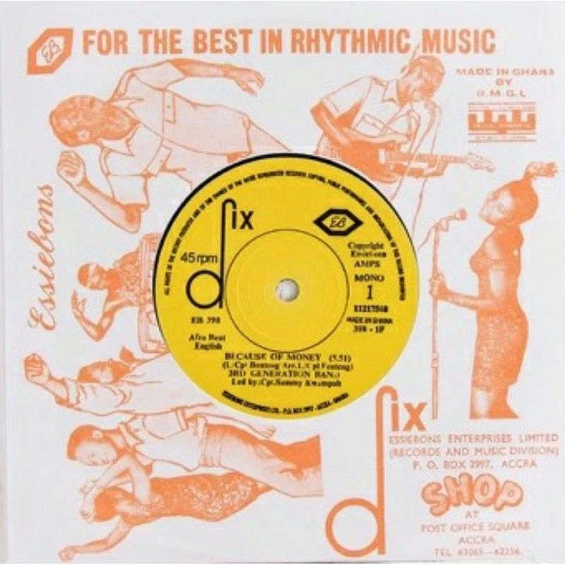 3rd Generation Band Because of Money/Obi Ye Saa Wui 7 Inch Vinyl MRB7131 NEW - Image 1 of 1