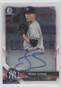 2018 Bowman Chrome Prospect Auto Trevor Stephan #BCPA-TS Auto - Picture 1 of 7
