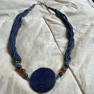 Argento blu sud ovest con ciondolo tondo - Foto 1 di 6