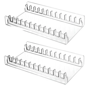 CD-Halter, 2er-Pack, Transparente CD-Organizer Aus Acryl, CD-Präsentationss2044 - Afbeelding 1 van 7
