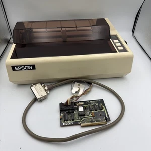 Epson MX-80 III F/T Dot Matrix Printer + Epson APL Apple II Interface Card Teste - Picture 1 of 24