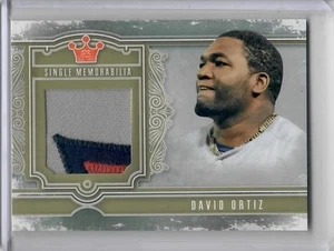 2013 Sportkings Single Memorabilia Patch David Ortiz Gold #/10 Boston - Picture 1 of 2