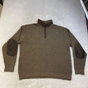 Suéter Paul & Shark Yachting Cuarto Cremallera 2XL Marrón Italia Parche Codo - Imagen 1 de 7