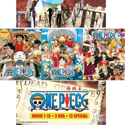 One Piece Box 1-3 Vol.1-1027 & One Piece Film: Movie 1-15 + 3 OVA + 13 Special - Image 1 of 4