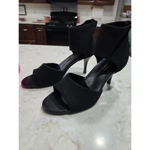Womens New Bella Black High Heels Size 6 New Fashion Footwear - Picture 1 of 12