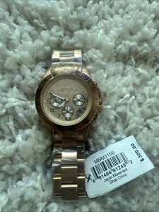 Marc by Marc Jacobs Womens Rock Chronograph Watch Rose Gold MBM3156 - Picture 1 of 6