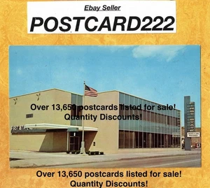 IN Gary 1960s era vintage postcard FIRST STATE SAVINGS & LOAN 100 w Ridge rd - Picture 1 of 1