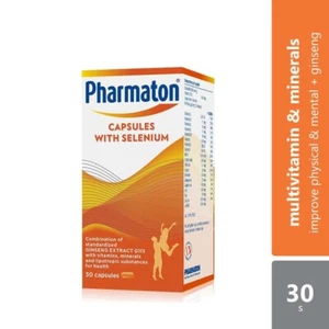 NEW Pharmaton with Ginseng G115 (30 Tablets) Ginseng and Selenium Energy Booster - Picture 1 of 1
