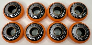 8  LABEDA ASPHALT Outdoor Inline Roller Hockey Wheels 59mm Orange - Picture 1 of 3