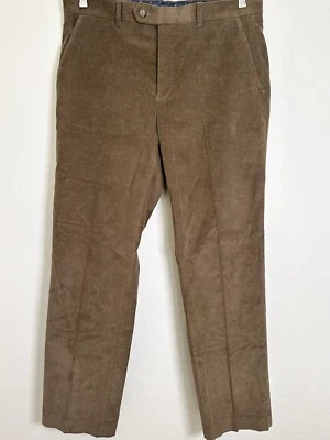 Pantalones de pana Lauren Ralph Lauren para hombre talla 34 W x 30 L etiqueta negra camel Foto 1 de 4