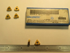 VALENITE VOV-050979 VC907 INSERTI IN CARBURO, 6 PEZZI, MADE IN USA - Foto 1 di 5