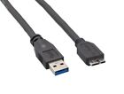 High Speed Micro Usb 3.0 To Micro B Male Cable for External Hard Drive Disk