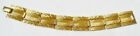 bracelet ancien signé AROON maillon rectangle bijou vintage couleur or *5347