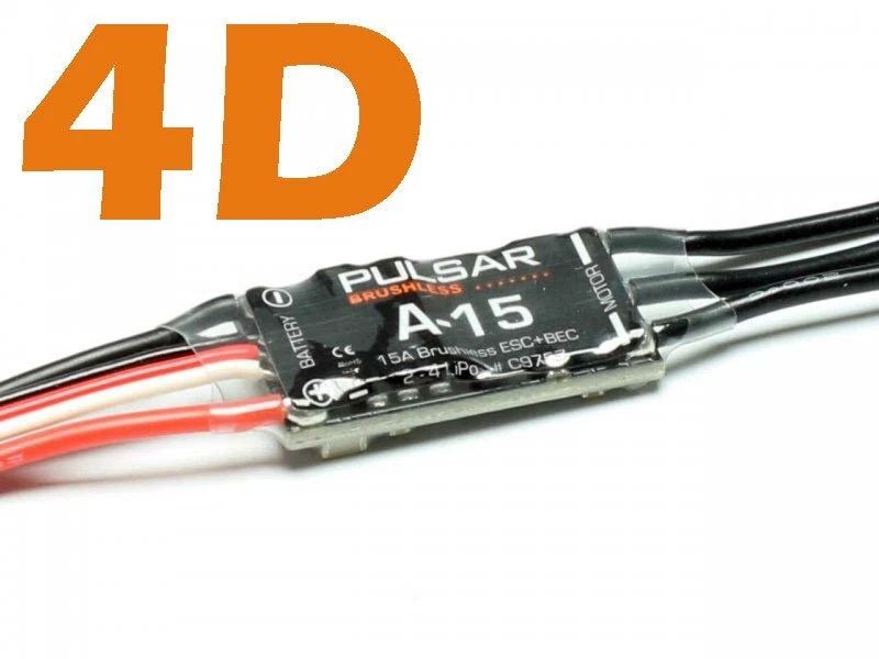 Brushless Regler PULSAR A-15 4D (vorwärts/rückwärts) - Bild 1 von 1