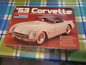 1982 1953 Corvette Monogram 2291 Model 1:24 Plastic Kit - Bild 1 von 4
