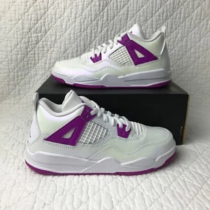 Nike Air Jordan 4 Retro (PS) Zapatos Niños Talla 1Y 'Hiper Violeta' FQ1312-151 - Imagen 1 de 13