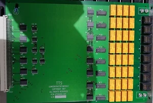 TTS Concentrator Module 8-Port pulled from GTI Switching Unit GTS6464-001.  - Picture 1 of 3