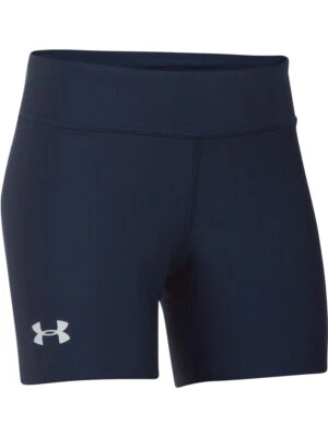 Under Armour Girl's 4" Court Short - Navy - Size Youth Large - 1301395 - Image 1 of 2