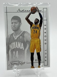 2013-14 Panini Signatures 05/25 #87 Paul George Indiana Pacers