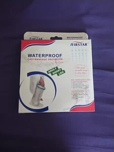 Nuevo protector de heridas con vendaje impermeable Firstar para ducha adulto pierna corta - Imagen 1 de 3