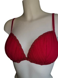 NEW La Perla Glamour red bra with lace size 85B US 38B I 4 - Picture 1 of 7