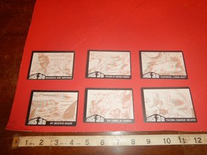 1983 3-D Jaws Topps Trading Cards Lot of 6