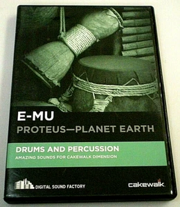 E-MU Proteus - Planet Earth DRUMS & PERCUSSION Digital Sound / Cakewalk EMU DISK - Picture 1 of 5