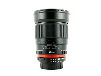 Samyang 35mm f/1.4 AS UMC Nikon Fit Lens - Image 1 of 3