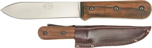 Cuchillo Ka-Bar Becker Kephart hoja de 5,12" mango de nogal funda de cuero Foto 1 de 1