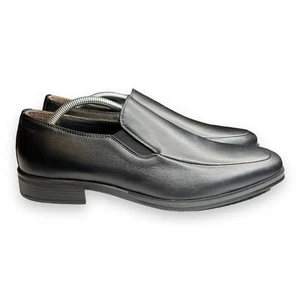 Bruno Marc Men's Leather Lined Square Toe Formal Dress Loafers Slip On Shoes - Picture 1 of 11