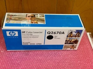 Original HP LaserJet Toner Q2670A schwarze Druckerpatrone - Bild 1 von 2