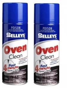 2x Selleys 350g Oven Clean Power Cleaner Spray for Grease Grime Food Stains - Picture 1 of 1