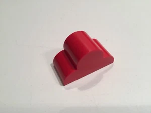 Pente Courbe rouge 4x2x2 Triple 6216 pièce détachée Lego #A14 - Photo 1/4