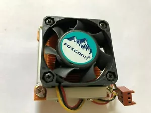 Foxconn 3 Wire CPU Cooling Fan & Copper Heatsink - Bild 1 von 4