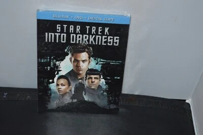 STAR TREK Into The Darkness (2013, Blu-ray/DVD/Digital Copy) w/ Slipcover SEALED - Image 1 of 2