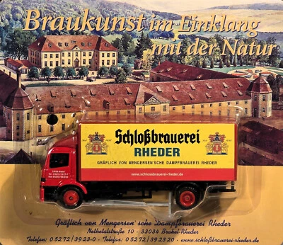 Rarität! Schloßbrauerei Rheder Merecedes LKW Werbetruck Sammeltruck Minitruck - Bild 1 von 3