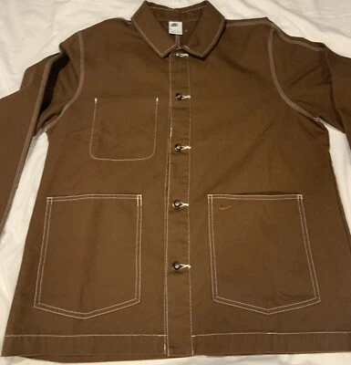 Chaqueta/abrigo Nike Life Canvas Chore sin forro marrón talla = grande - estilo: FN0356-259 Foto 1 de 4