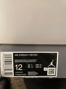 mens jordan 11 retro cool grey - Picture 1 of 7