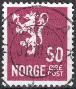 5082 Noruega 1940-41, NK 251, SON Hamar 31 10 49 (HE) - Imagen 1 de 1