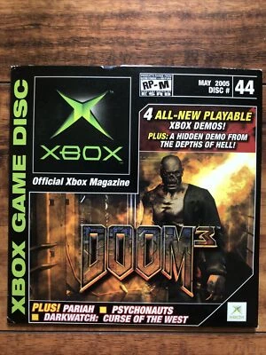 XBOX Game Disc Magazine Demo #44 Doom 3 (May 2005) - Image 1 of 4
