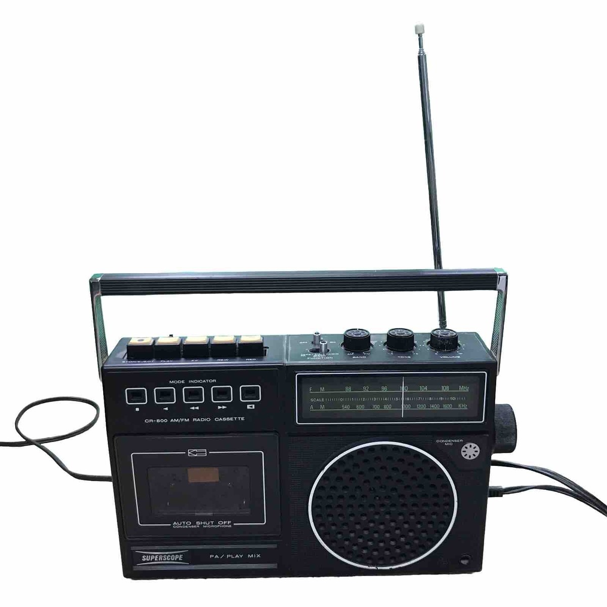 ビンテージ ラジカセ SUPERSCOPE ビンテージ ラジカセ SUPERSCOPE Yahoo!オークション