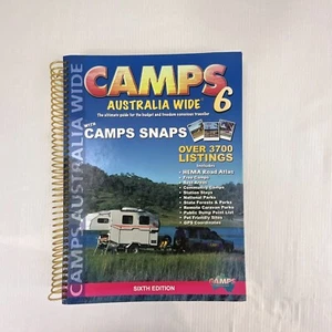 Camps Australia Wide 6 Spiral Sixth Atlas Camping Caravan Maps Guide Hard Cover - Bild 1 von 24