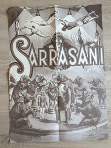 Poster Zirkus Sarrasani ca. 41 x 59 cm gefaltet ungehangen S1661 - Bild 1 von 2