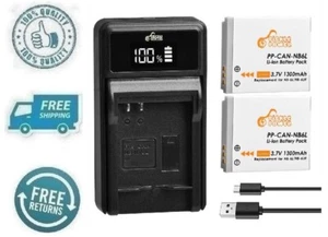 Batterie Li-ion neuve pour appareil photo + chargeur USB pour Canon PowerShot SX530 SX710 SX700 HS - Photo 1 sur 10