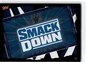 Topps Slam Attax 2021 WWE #287 logotipo Smackdown - Imagen 1 de 2