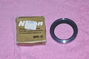 Nikon BR-2 Macro Adapter Ring For Bellows Focusing Attachment Model 2 OEM - Picture 1 of 3