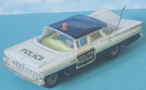 Corgi Toys No.481 Chevrolet Impala Police Patrol Car (1965-1969) Cast Hubs. - Picture 1 of 12