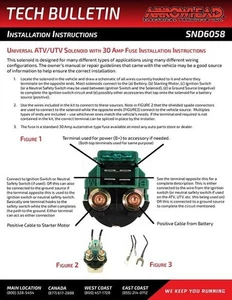 SOLENOIDE / RELÉ ATV Suzuki, Honda, Can Am, Yamaha, Polaris, Arctic Cat - Imagen 1 de 4